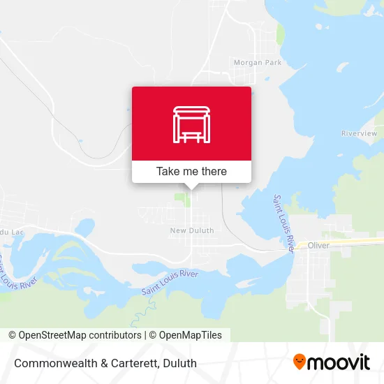 Mapa de Commonwealth & Carterett
