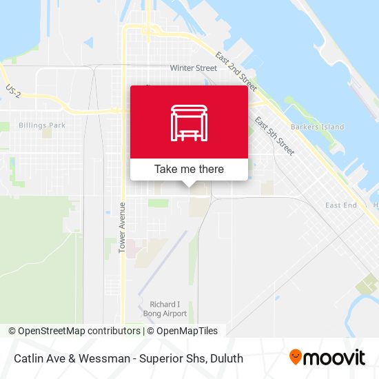 Catlin Ave & Wessman - Superior Shs map