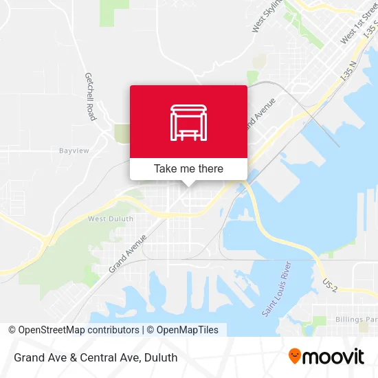 Mapa de Grand Ave & Central Ave