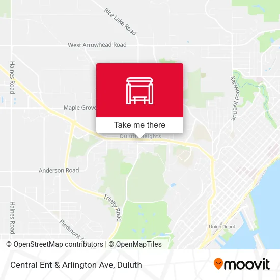 Mapa de Central Ent & Arlington Ave