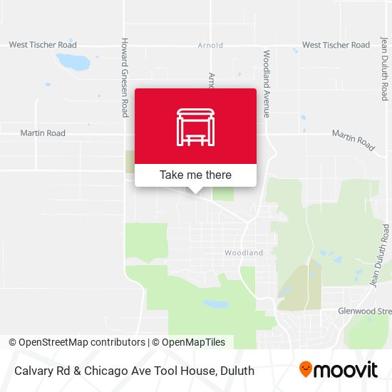 Calvary Rd & Chicago Ave Tool House map