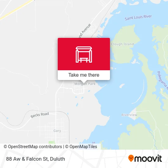 Mapa de 88 Aw & Falcon St