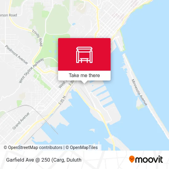 Mapa de Garfield Ave @  250