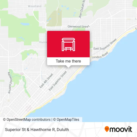 Mapa de Superior St & Hawthorne R