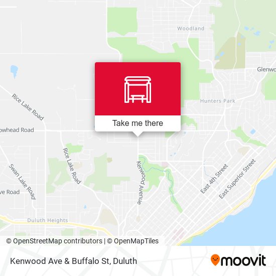 Kenwood Ave & Buffalo St map