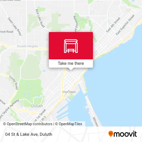 Mapa de 04 St & Lake Ave