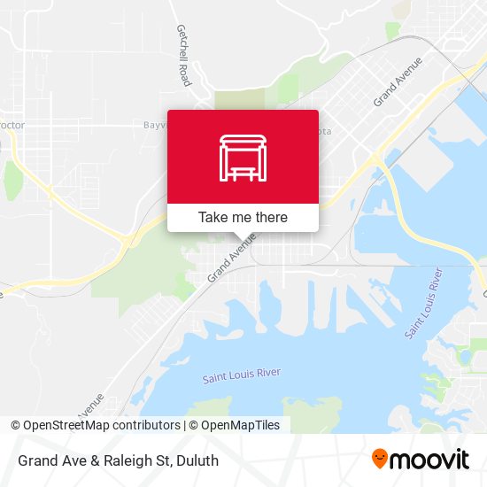 Grand Ave & Raleigh St map