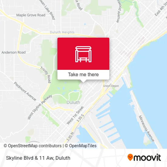 Mapa de Skyline Blvd & 11 Aw
