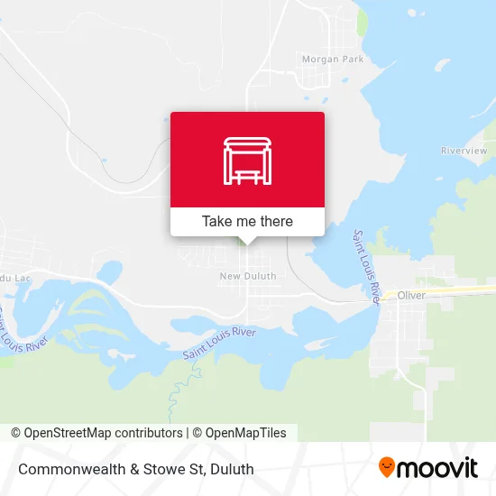 Commonwealth & Stowe St map