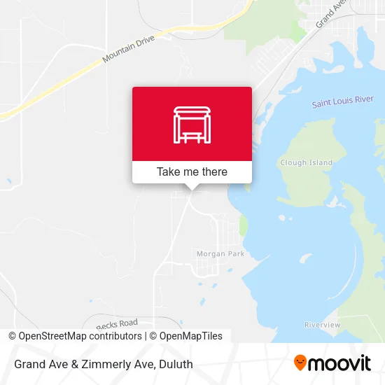 Mapa de Grand Ave & Zimmerly Ave