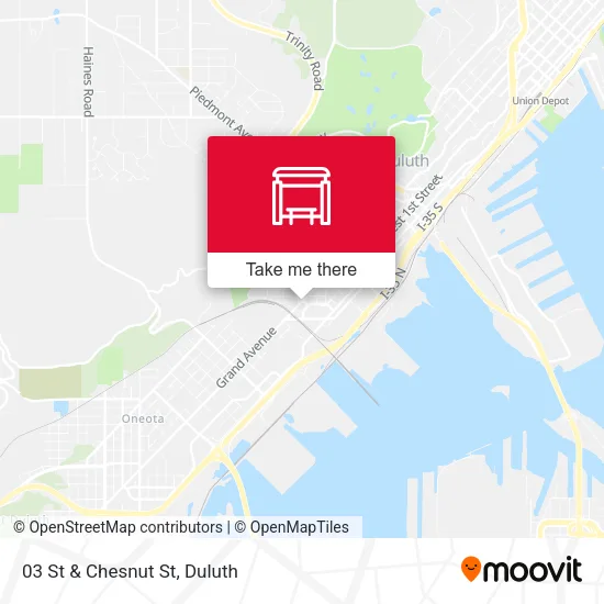 Mapa de 03 St & Chesnut St