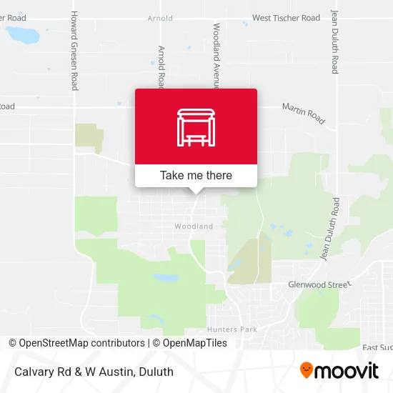 Mapa de Calvary Rd & W Austin