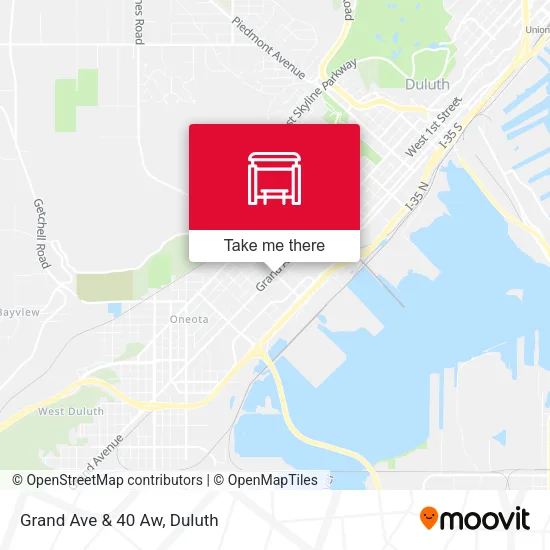Mapa de Grand Ave & 40 Aw