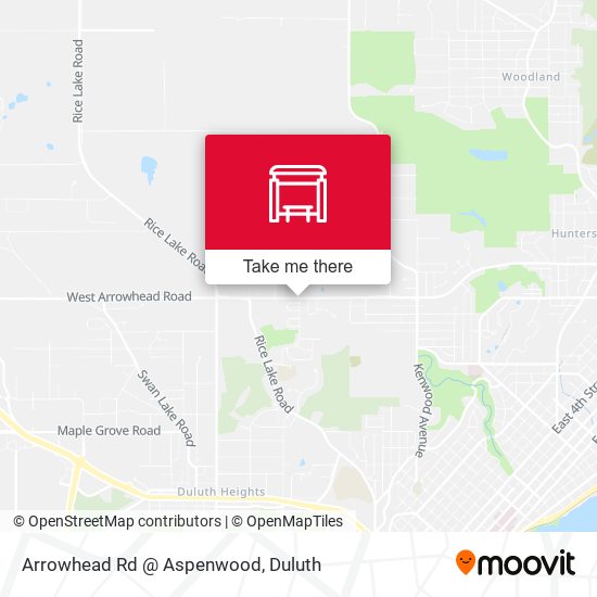 Arrowhead Rd @ Aspenwood map