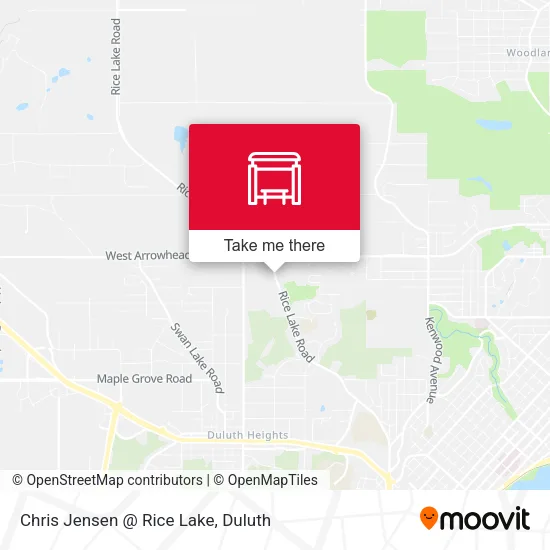 Mapa de Chris Jensen @ Rice Lake