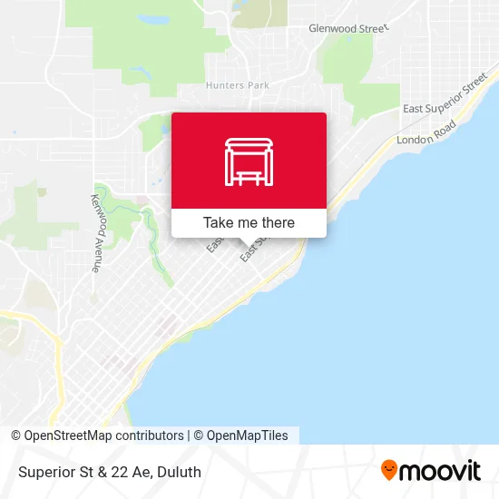 Superior St & 22 Ae map
