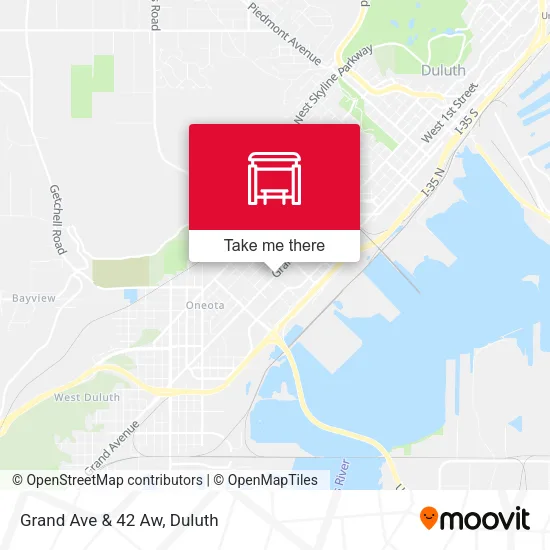 Mapa de Grand Ave & 42 Aw