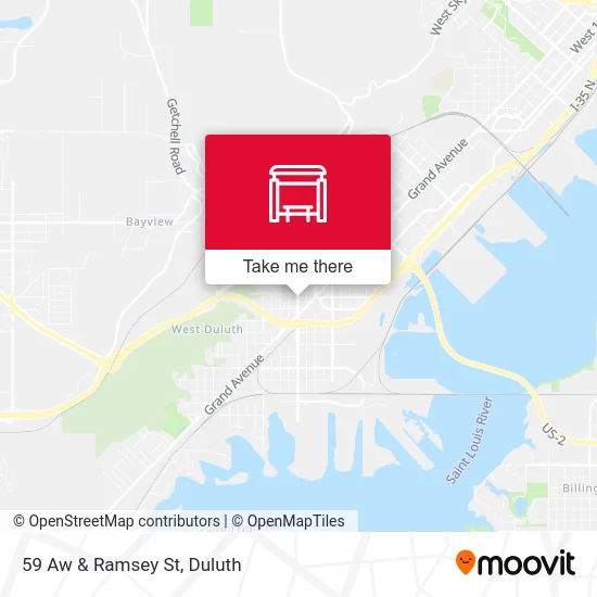 59 Aw & Ramsey St map