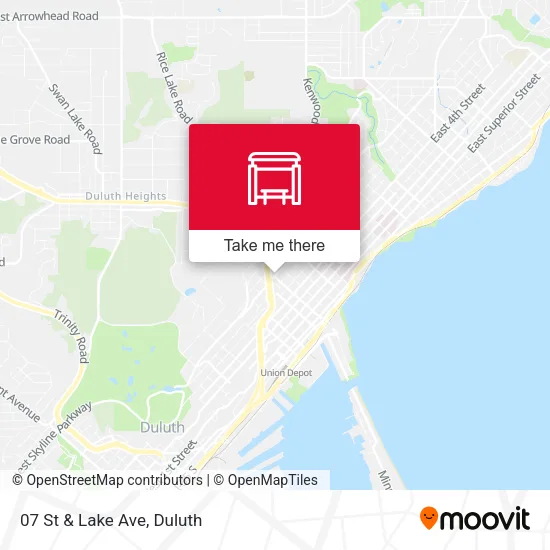 Mapa de 07 St & Lake Ave