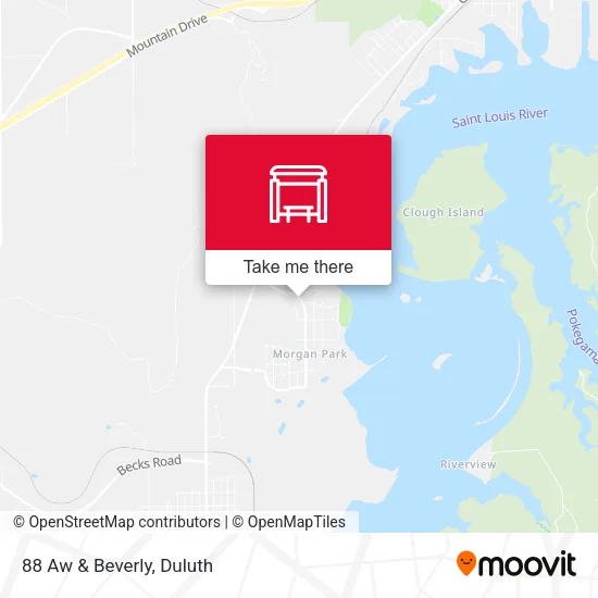 88 Aw & Beverly map