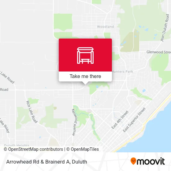 Mapa de Arrowhead Rd & Brainerd A