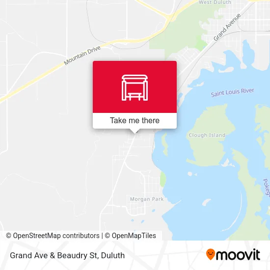 Mapa de Grand Ave & Beaudry St
