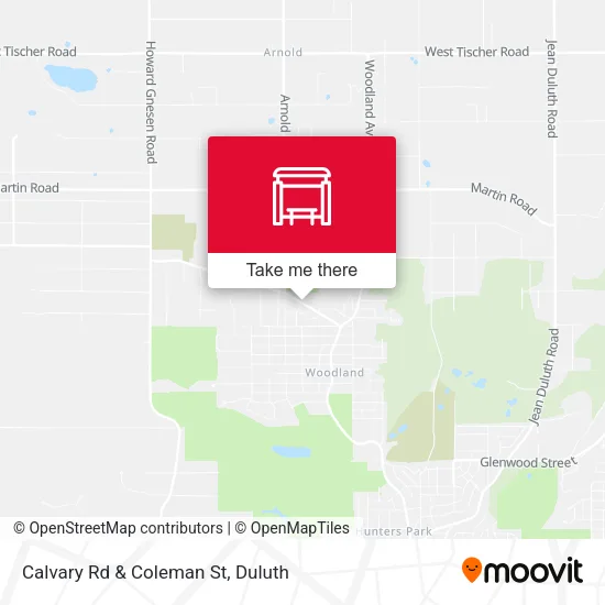 Mapa de Calvary Rd & Coleman St