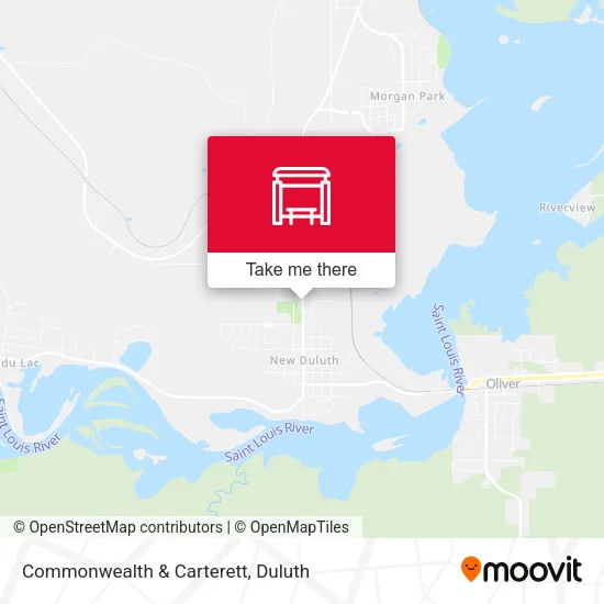 Mapa de Commonwealth & Carterett