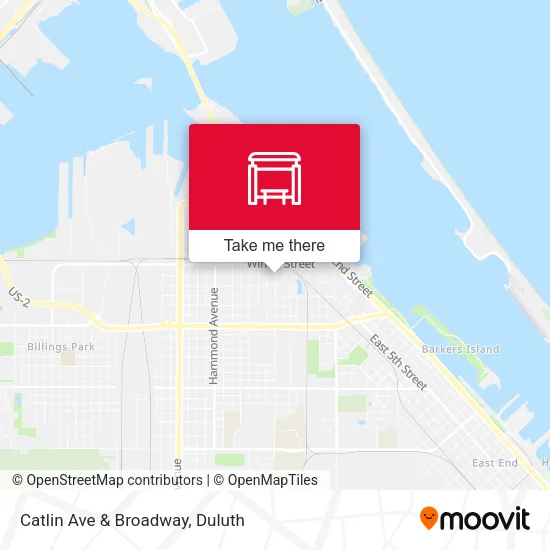 Mapa de Catlin Ave & Broadway