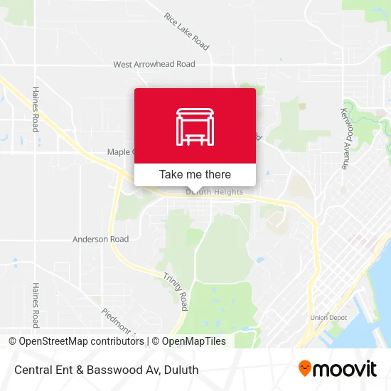 Mapa de Central Ent & Basswood Av