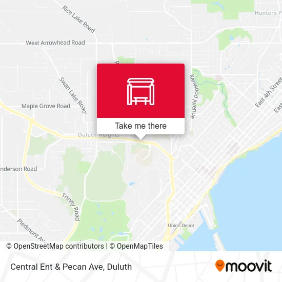 Mapa de Central Ent & Pecan Ave