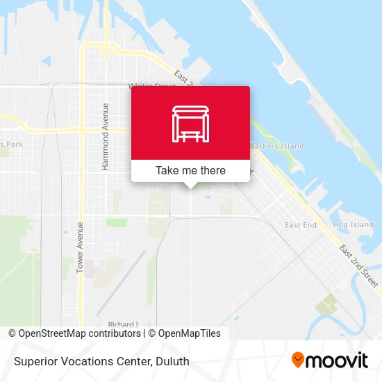 Mapa de Superior Vocations Center