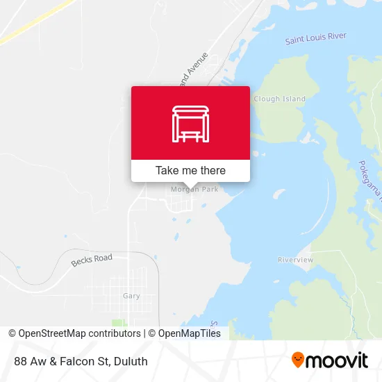 Mapa de 88 Aw & Falcon St