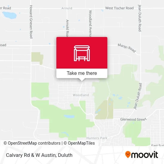 Mapa de Calvary Rd & W Austin