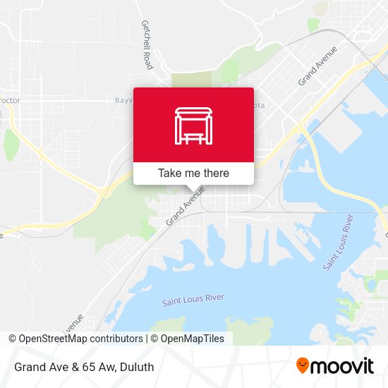 Mapa de Grand Ave & 65 Aw