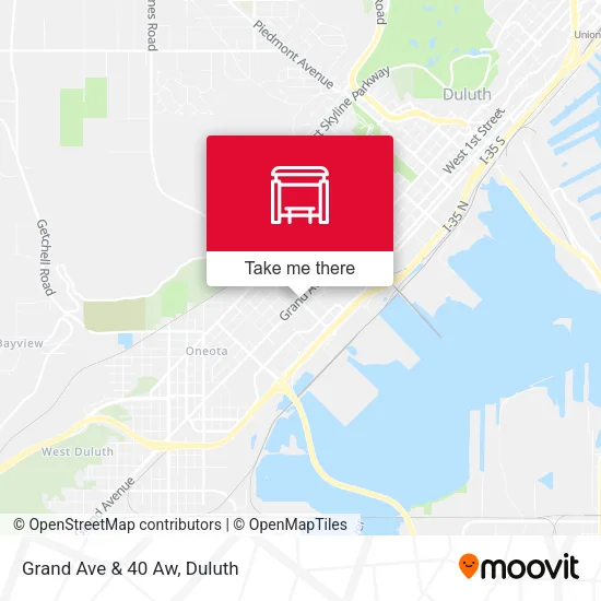 Mapa de Grand Ave & 40 Aw