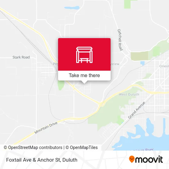 Mapa de Foxtail Ave & Anchor St
