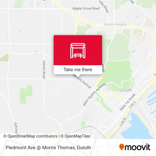Mapa de Piedmont Ave @ Morris Thomas