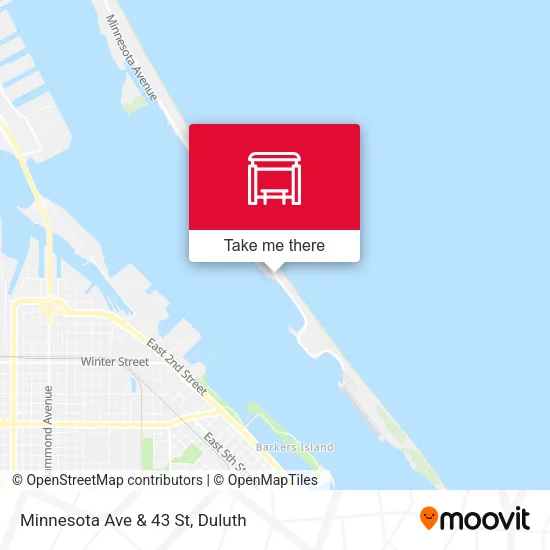Mapa de Minnesota Ave & 43 St