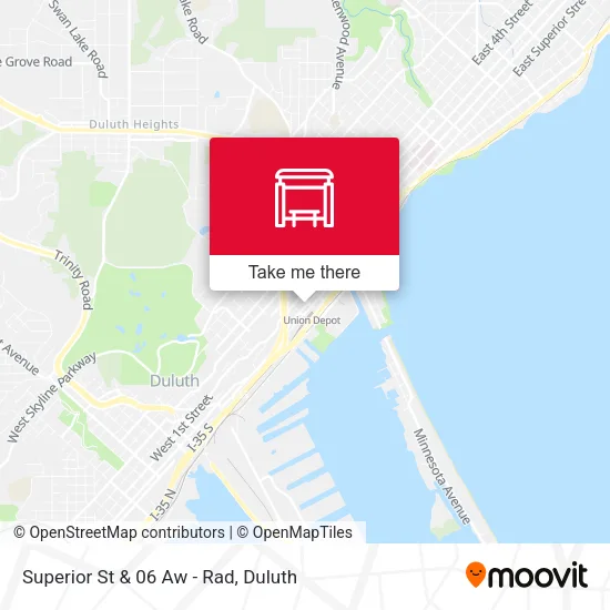 Mapa de Superior St & 06 Aw - Rad