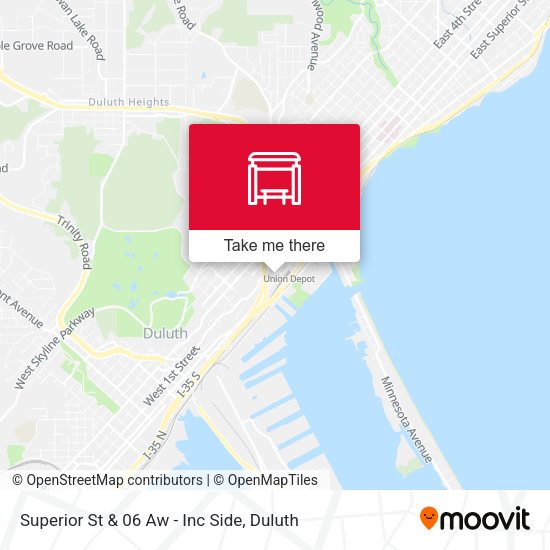 Mapa de Superior St & 06 Aw - Inc Side