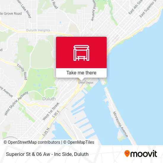 Mapa de Superior St & 06 Aw - Inc Side
