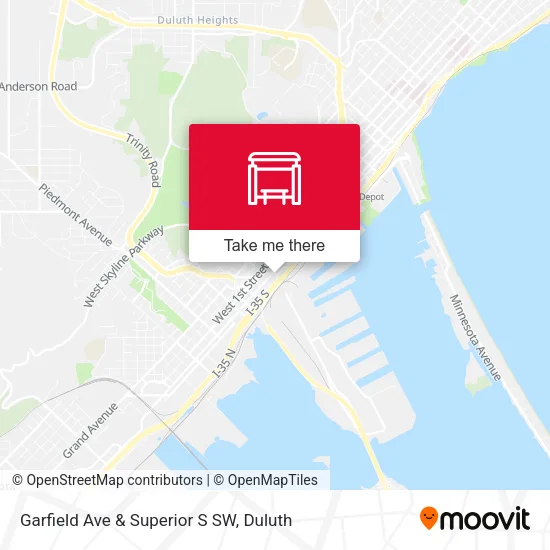Mapa de Garfield Ave & Superior S SW