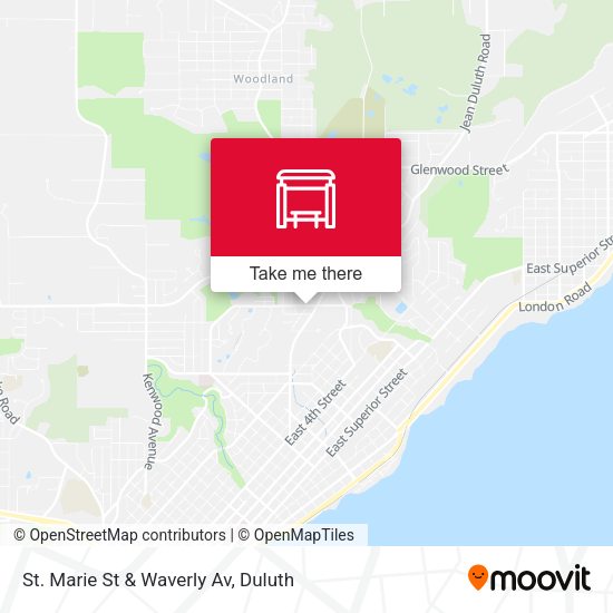 Mapa de St. Marie St & Waverly Av