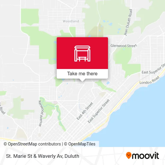 Mapa de St. Marie St & Waverly Av