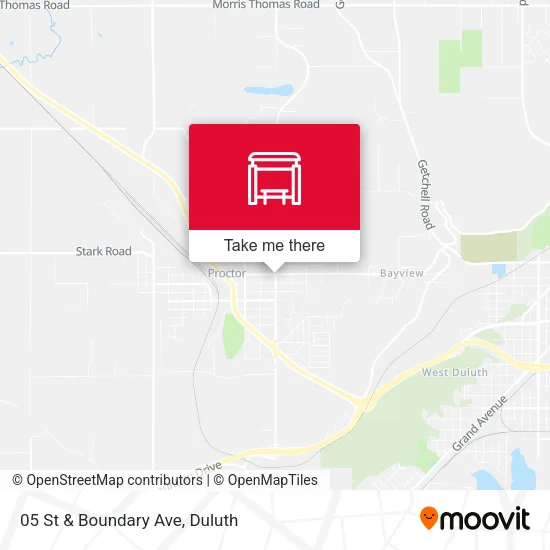Mapa de 05 St & Boundary Ave