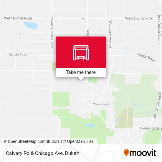 Mapa de Calvary Rd & Chicago Ave