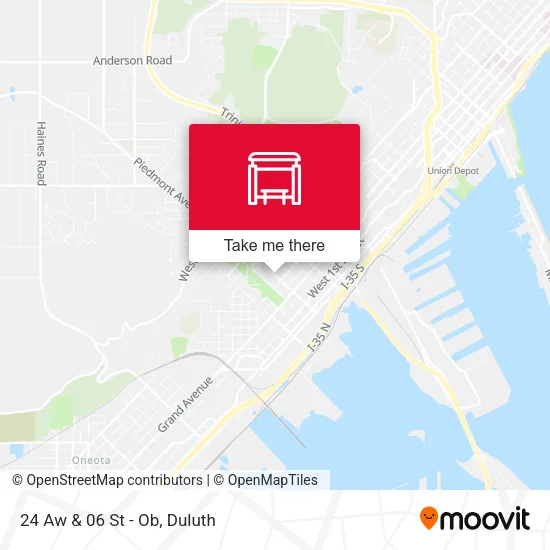 24 Aw & 06 St - Ob map