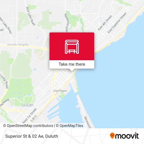 Superior St & 02 Ae map