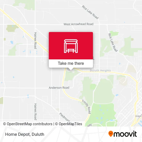 Mapa de Home Depot